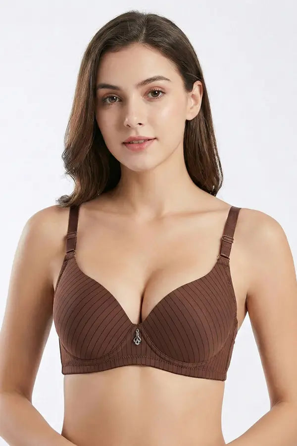 GB-2127 Padded Bra for Women | Smooth Full Coverage Bra with Adjustable Straps