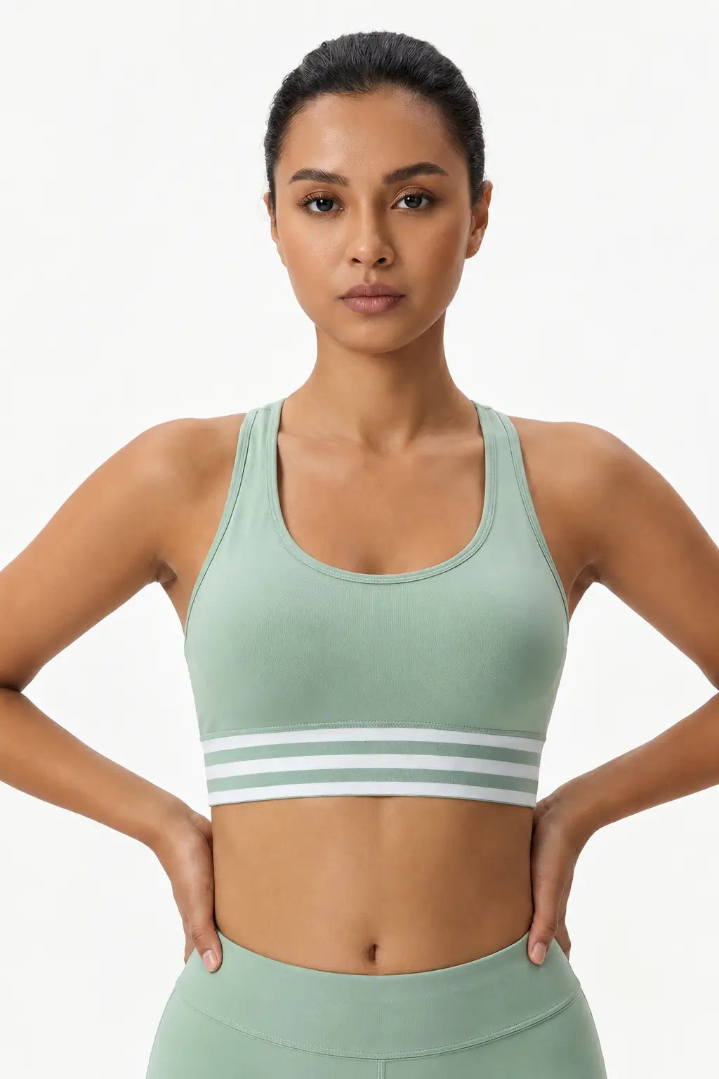 S204 Women’s Cotton Sports Bra | Smooth, Wire-Free Racerback Bra with No Hook
