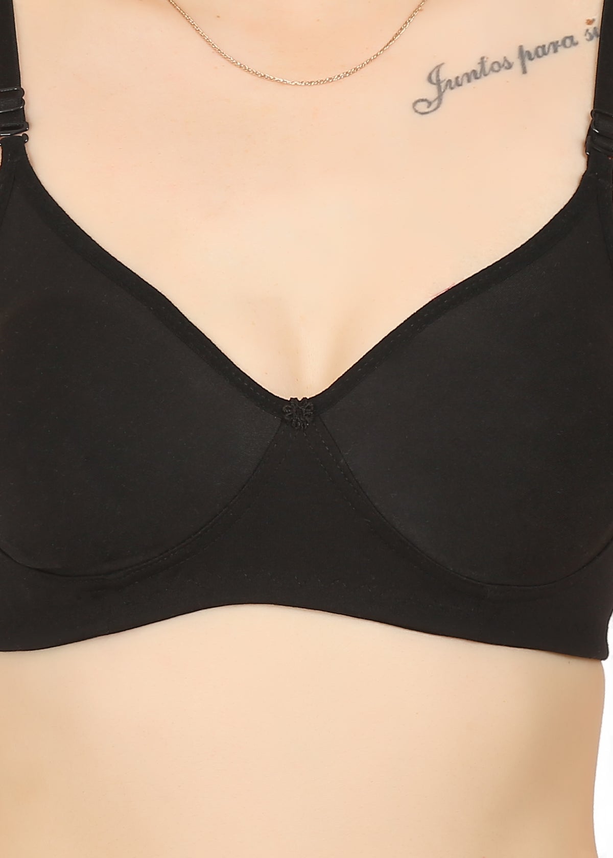 GB Desing 2 Black Color Double Layered Cup Bra for Women