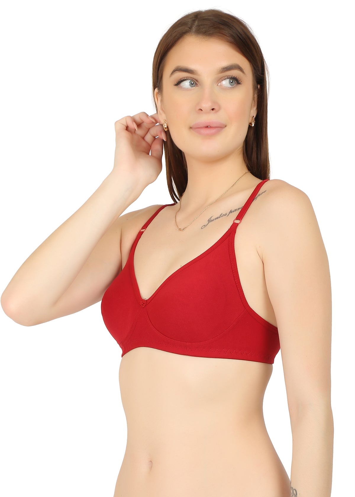 GB Desing 2 Red Color Double Layered Cup Bra for Women
