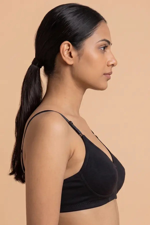 GB Design 1 Black color wireless, Daily use women bra
