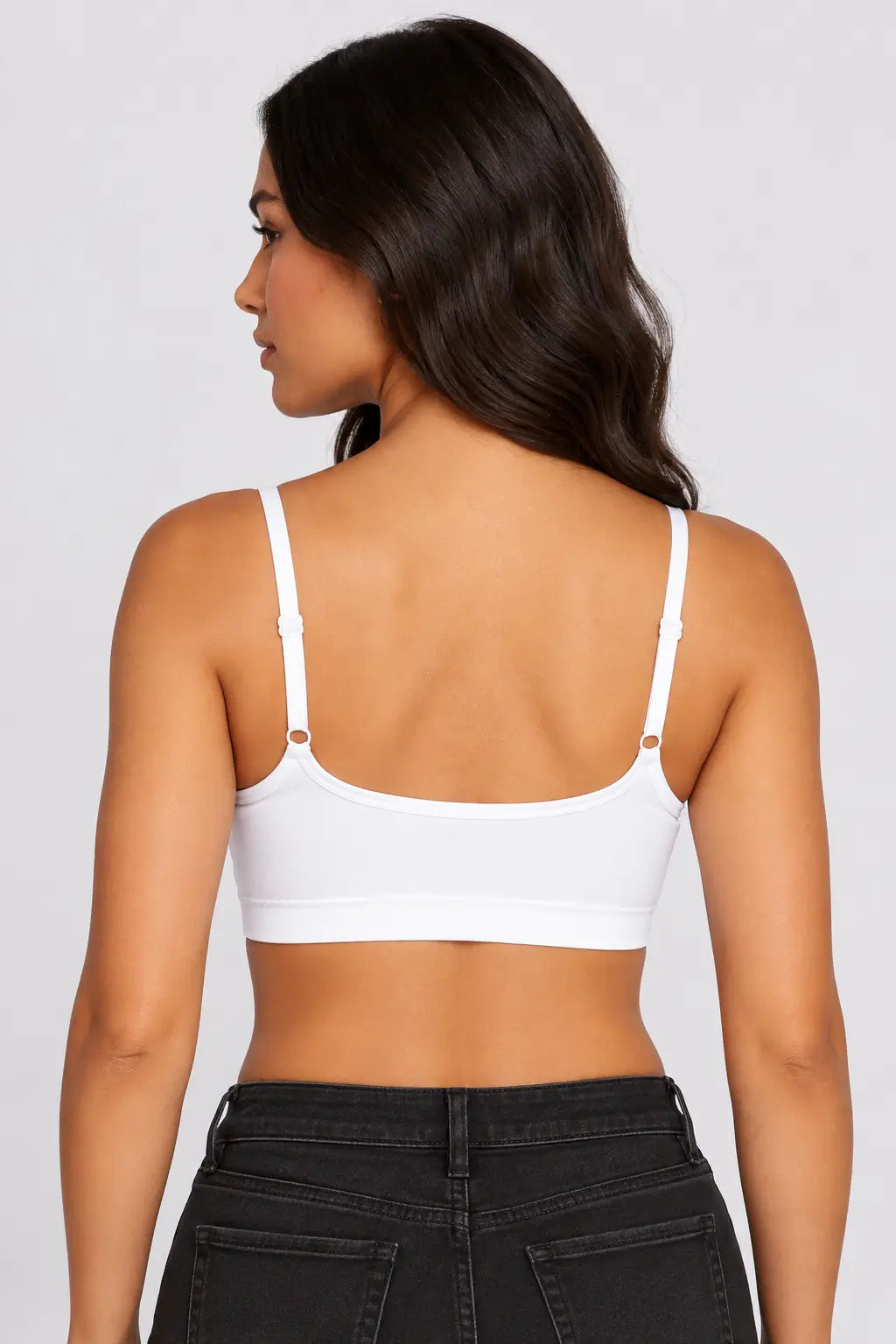 Women’s White Printed Crop Top Bra – Stylish & Comfortable Everyday Wear