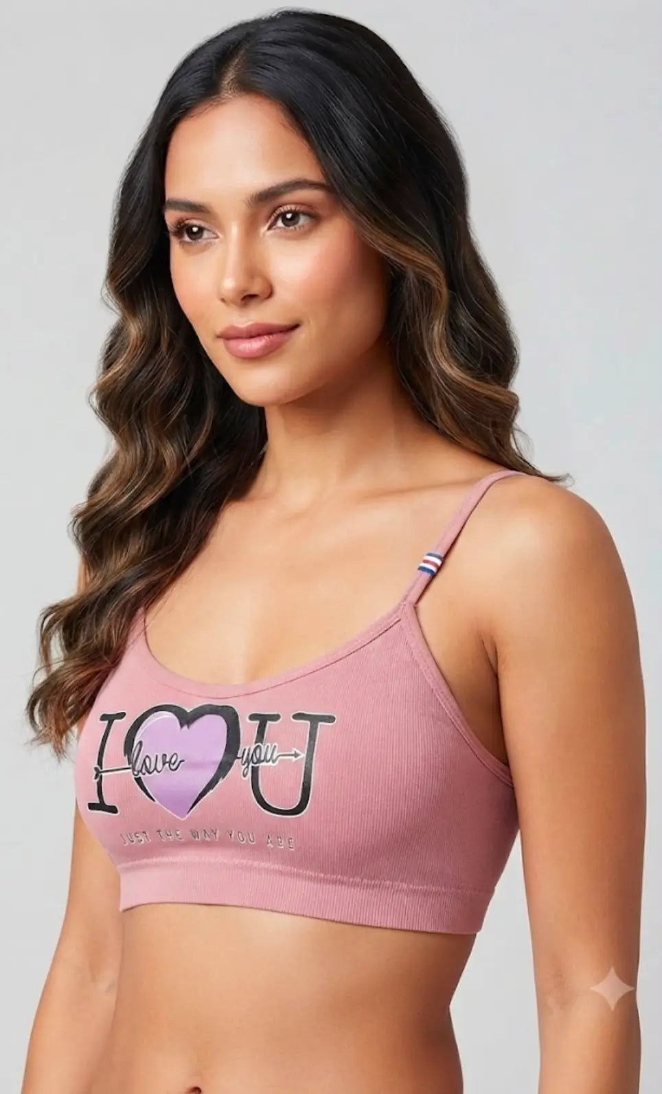 Women’s White Printed Crop Top Bra – Stylish & Comfortable Everyday Wear