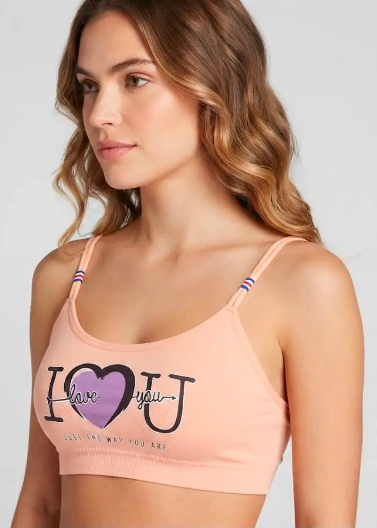 Women’s White Printed Crop Top Bra – Stylish & Comfortable Everyday Wear