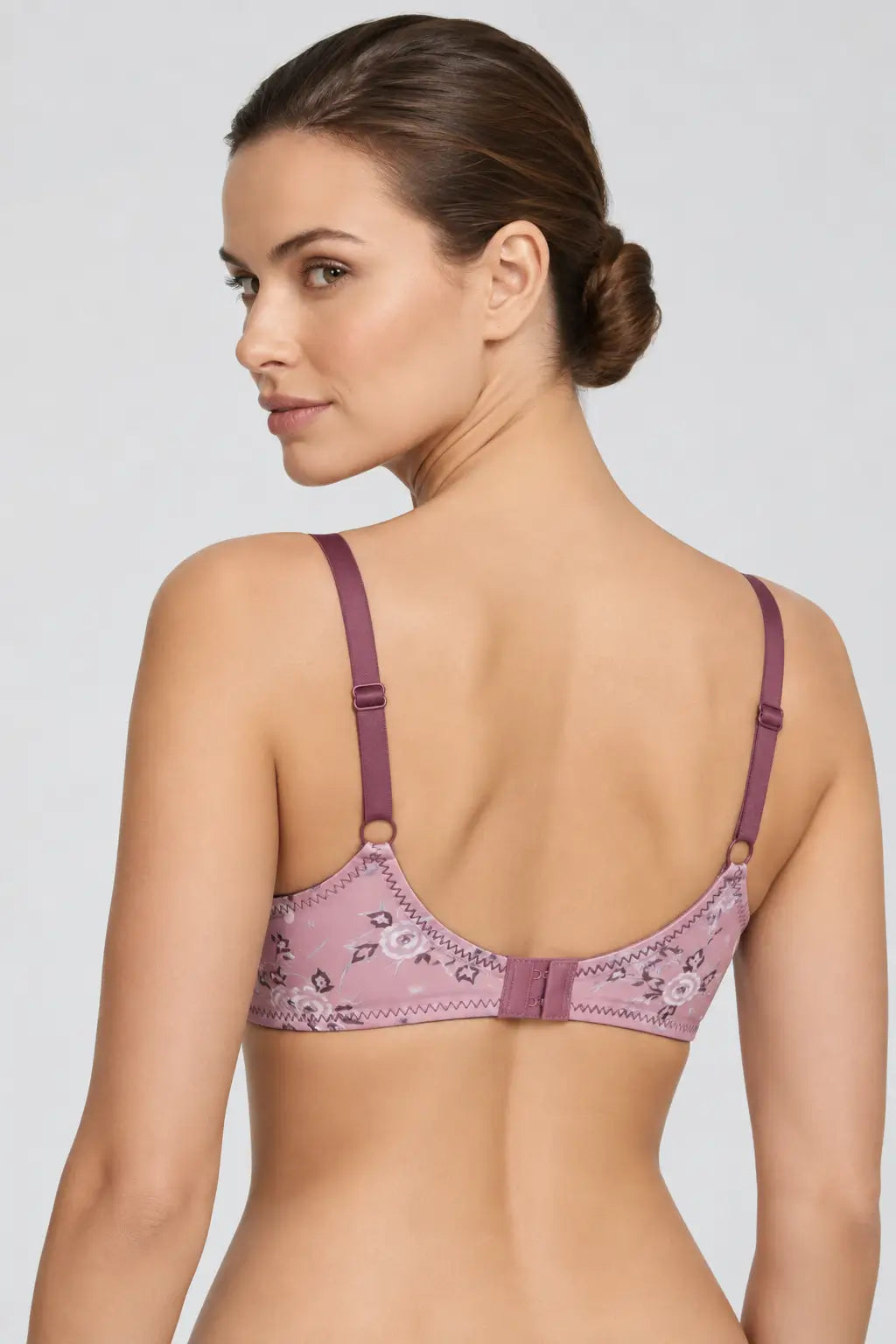 011 Thistle Floral Padded Bra – Delicate Print, Feminine Charm